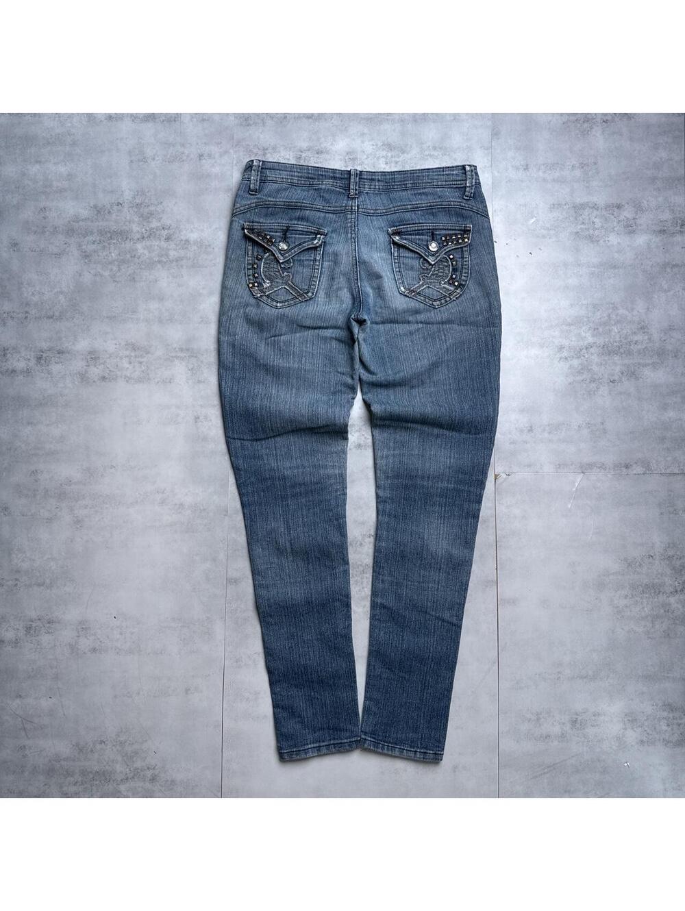 Y2K Pasion 00s Denim Grunge Distressed Jeans